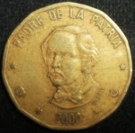 monedas de America - Rep Dominicana -  2000 (Anverso)