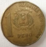monedas de America - Rep Dominicana -  1991 (Reverso)