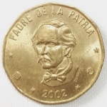 monedas de America - Rep Dominicana -  2002 (Anverso)