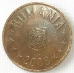 monedas de Europa - Rumania -  2008 (Anverso)