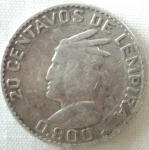monedas de America - Honduras -  1952 (Anverso)