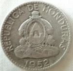 monedas de America - Honduras -  1952 (Reverso)