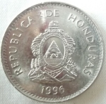monedas de America - Honduras -  1996 (Anverso)