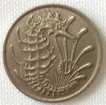 monedas de Asia - Singapur -  1974 (Anverso)