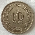 monedas de Asia - Singapur -  1974 (Reverso)