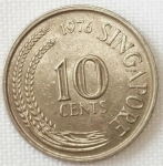 monedas de Asia - Singapur -  1976 (Reverso)