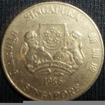 monedas de Asia - Singapur -  1986 (Anverso)