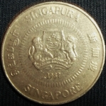 monedas de Asia - Singapur -  1987 (Anverso)