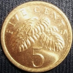 monedas de Asia - Singapur -  1990 (Reverso)