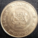 monedas de Asia - Singapur -  1990 (Anverso)
