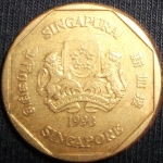 monedas de Asia - Singapur -  1990 (Anverso)