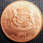 monedas de Asia - Singapur -  1994 (Anverso)
