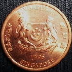 monedas de Asia - Singapur -  1995 (Anverso)