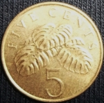 monedas de Asia - Singapur -  1995 (Reverso)