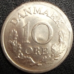 monedas de Europa - Dinamarca -  1961 (Reverso)
