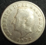 monedas de America - El Salvador -  1972 (Anverso)