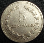 monedas de America - El Salvador -  1972 (Reverso)