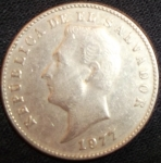 monedas de America - El Salvador -  1977 (Anverso)