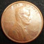 monedas de America - Estados Unidos -  1969 (Anverso)
