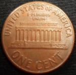 monedas de America - Estados Unidos -  1969 (Reverso)