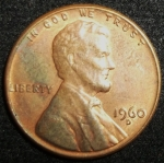 monedas de America - Estados Unidos -  1960 (Anverso)