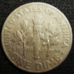 monedas de America - Estados Unidos -  1968 (Reverso)