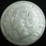 monedas de Europa - Francia -  1949 (Anverso)