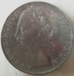 monedas de Europa - Italia -  1956 (Anverso)