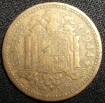 monedas de Europa - Espa�a -  1944 (Anverso)
