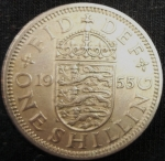 monedas de Europa - Reino Unido -  1955 (Reverso)