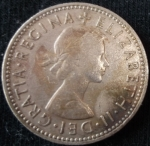 monedas de Europa - Reino Unido -  1957 (Anverso)