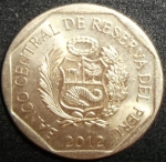 monedas de America - Per� -  2012 (Anverso)
