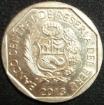 monedas de America - Per� -  2013 (Anverso)