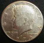 monedas de America - Estados Unidos -  1972 (Anverso)