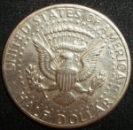 monedas de America - Estados Unidos -  1972 (Reverso)