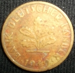 monedas de Europa - Alemania -  1949 (Anverso)