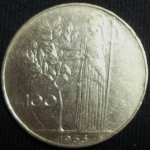 monedas de Europa - Italia -  1966 (Reverso)