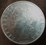 monedas de Europa - Italia -  1967 (Anverso)