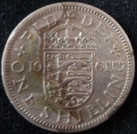 monedas de Europa - Reino Unido -  1961 (Reverso)