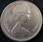 monedas de Europa - Reino Unido -  1968 (Anverso)