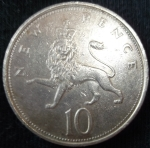 monedas de Europa - Reino Unido -  1969 (Reverso)