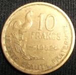 monedas de Europa - Francia -  1952 (Reverso)