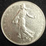monedas de Europa - Francia -  1960 (Anverso)