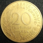 monedas de Europa - Francia -  1963 (Reverso)