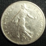 monedas de Europa - Francia -  1967 (Anverso)