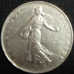 monedas de Europa - Francia -  1967 (Anverso)