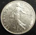 monedas de Europa - Francia -  1968 (Anverso)