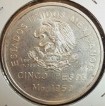 monedas de America - M�xico -  1950 (Reverso)
