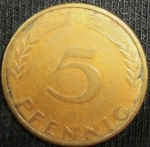 monedas de Europa - Alemania -  1950 (Reverso)