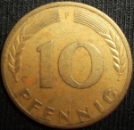 monedas de Europa - Alemania -  1950 (Reverso)